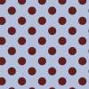 Polka Blue & Burgundy