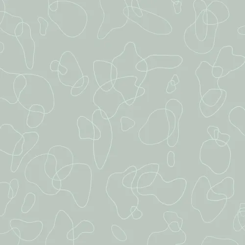 Green Doodle Background Abstract Wallpaper Mural