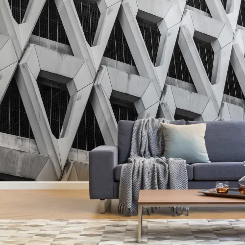 Brutalist Welbeck Street Wallpaper Mural