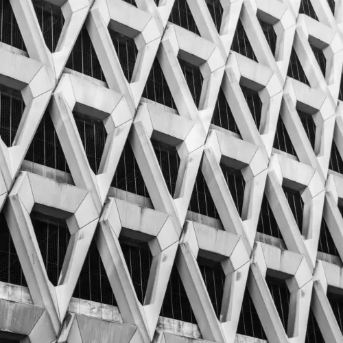 Brutalist Welbeck Street Wallpaper Mural
