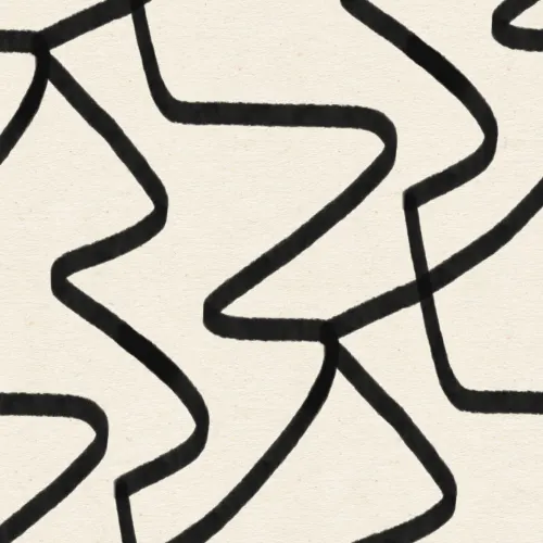Black and Neutral Abstract Lines Repeat Pattern Wallpaper