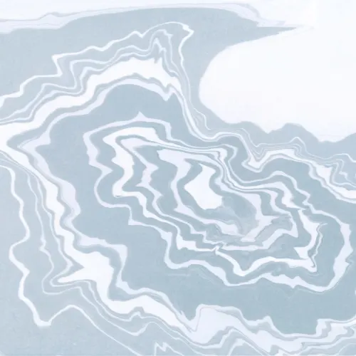 Mural de papel de parede de arte marmoreada japonesa azul Suminagashi