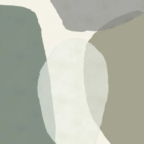 Green Abstract Ripped Paper Wallpaper Mural