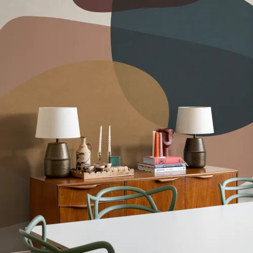 Colorful Modern Abstract Art Wallpaper Mural