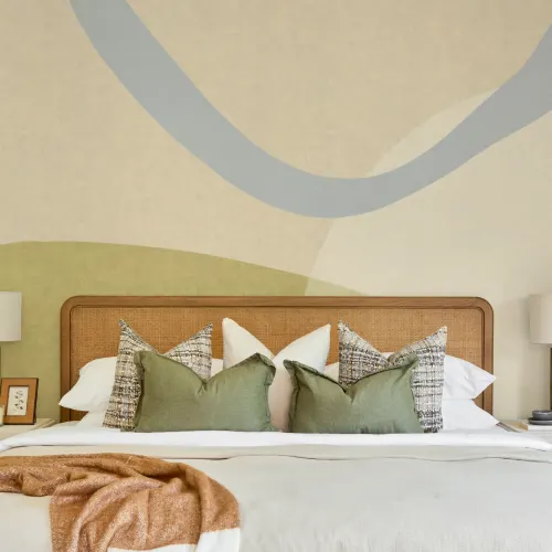 Multicolor Abstract Bright Modern Art Mural