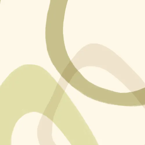 Green Abstract Contemporary Line Art Mural