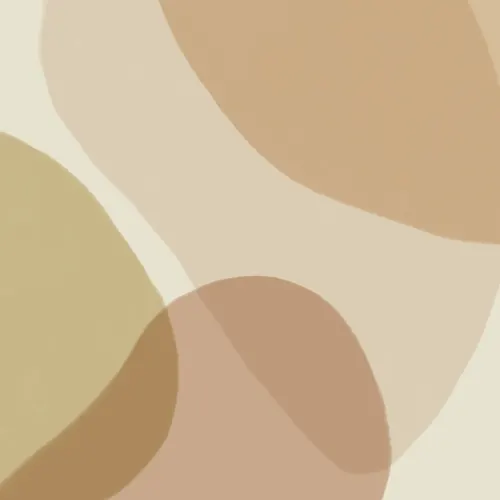 Warm Earthy Abstract Pebble Pattern Wall Mural