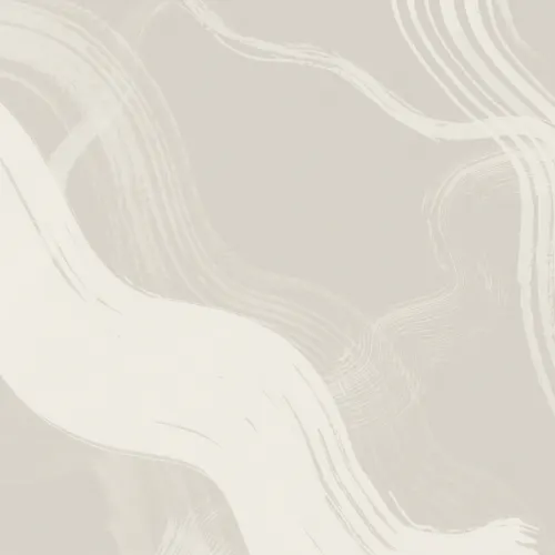 Beige Abstract Ink Brush Strokes Mural
