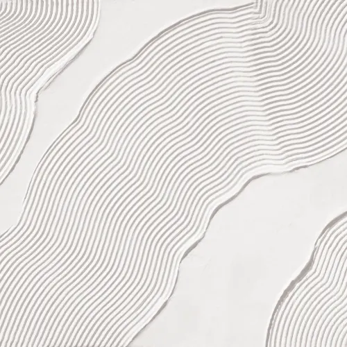 Beige skulpturelle abstrakte linjer fototapet