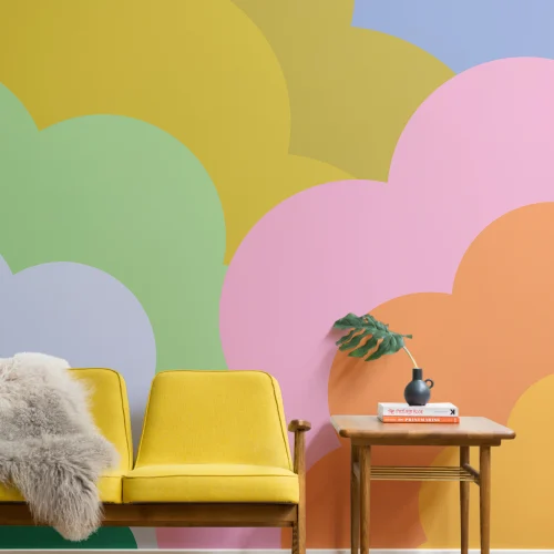 Carta da parati in grassetto di Elizabeth Olwen Happy Skies