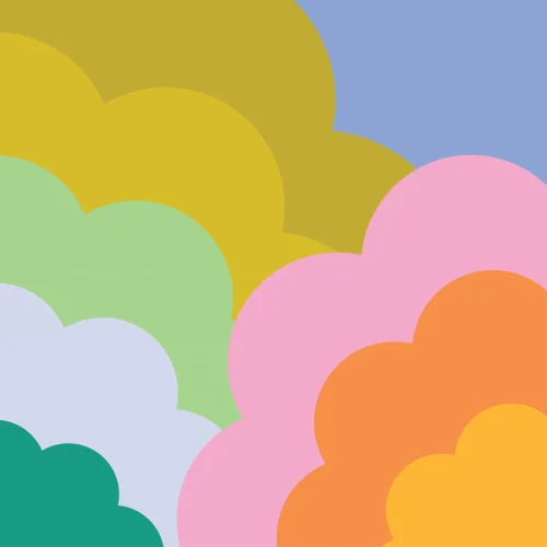 Carta da parati in grassetto di Elizabeth Olwen Happy Skies