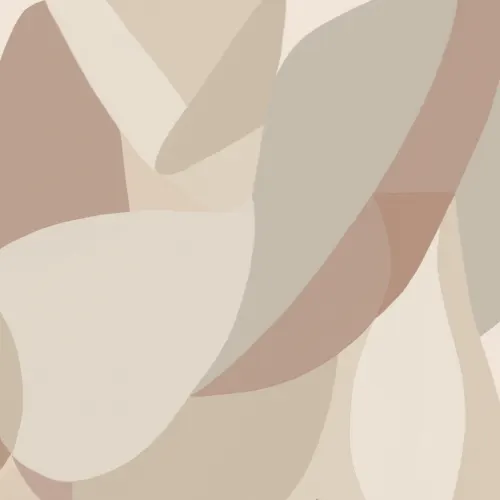 Formă feminină Abstract Shapes murale în bej