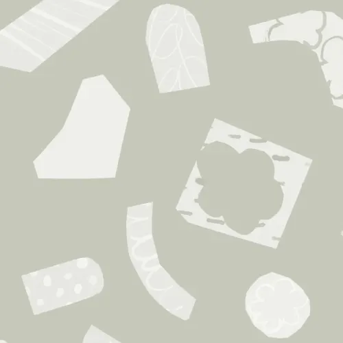 Sage Green Collage Wallpaper