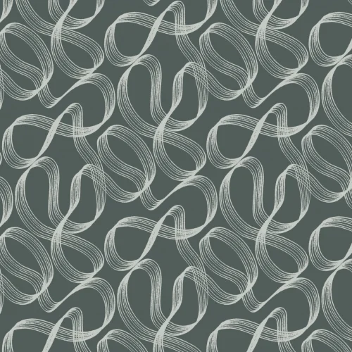 Groene 3D Effect Patroon Muurschildering