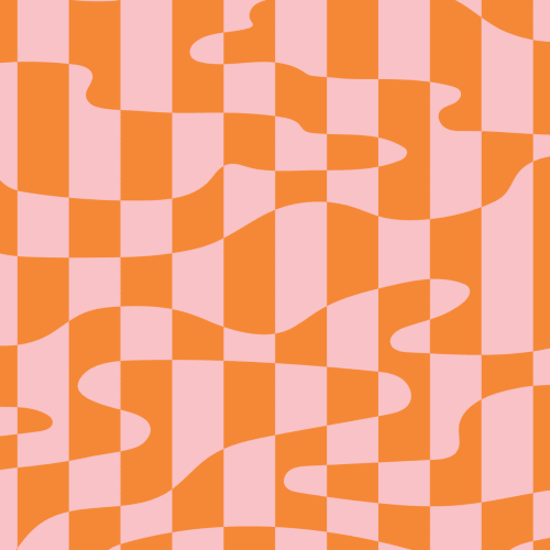 Elizabeth Olwen Stripescape Pink Mural