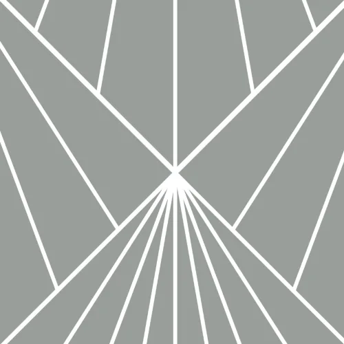 Harmaa geometrinen Art Deco tulosta kuvatapetti