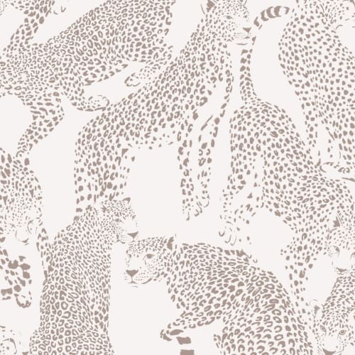 Moderne nøytral Leopard og Gepard Gjenta mønster for dyr Bakgrunn