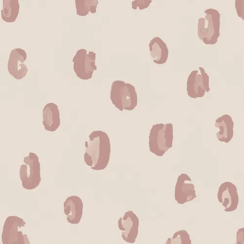 Pink and Neutral Watercolour Leopard Print Repeat Pattern Wallpaper
