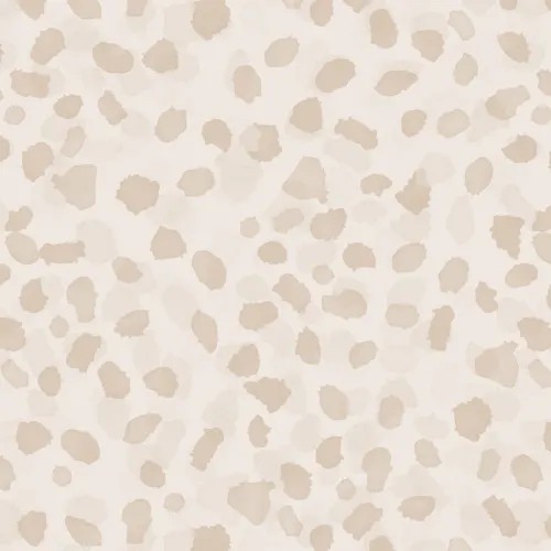 Neutral Modern Cheetah Spots Repeat Pattern Wallpaper