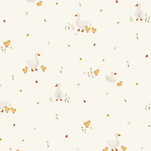Papel Pintado Patos y Patitos