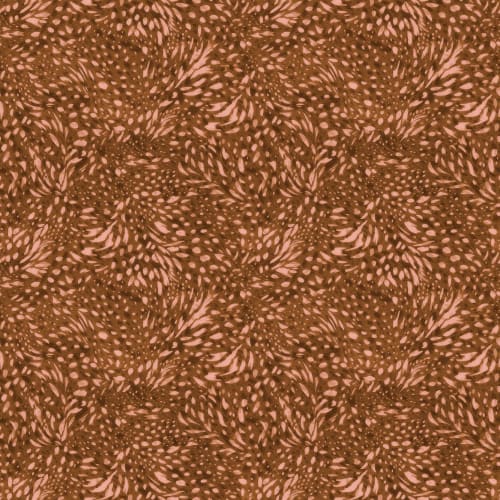 Carta da parati con stampa animalier astratta marrone