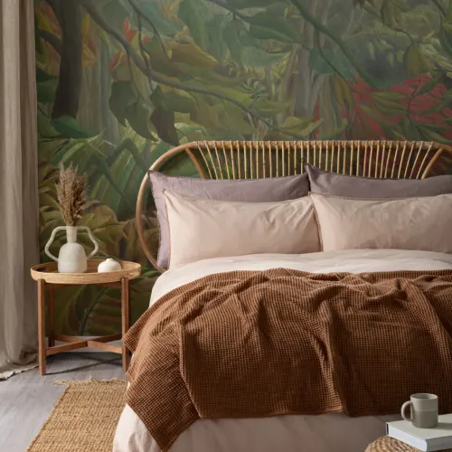 Mural Papel Pintado Tigre en una Tormenta Tropical Rousseau
