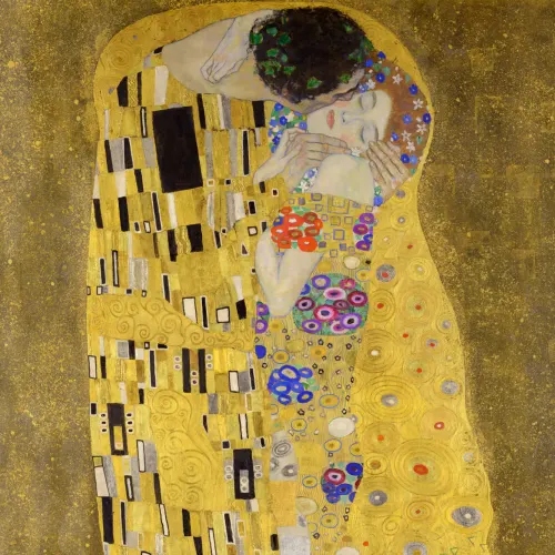 Gustav Klimt Kiss kuvatapetti