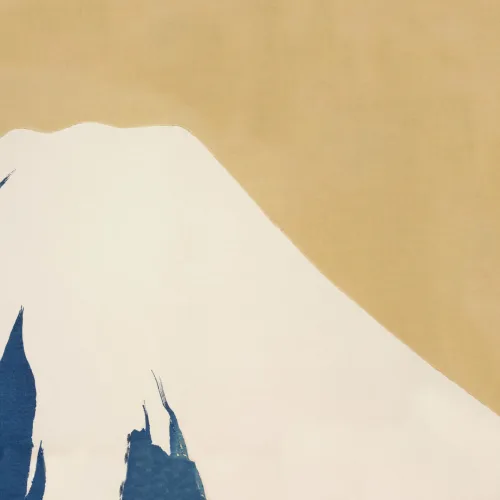 Peak of Mount Fuji by Kamisaka Sekka Japan Wallpaper Mural