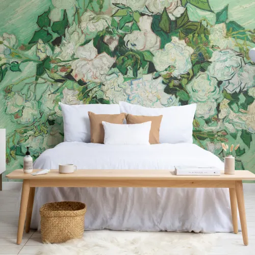 Roses by Vincent Van Gogh Wall Mural