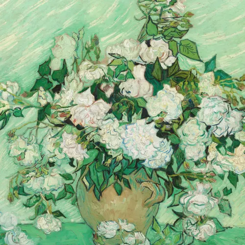 Roses by Vincent Van Gogh Wall Mural