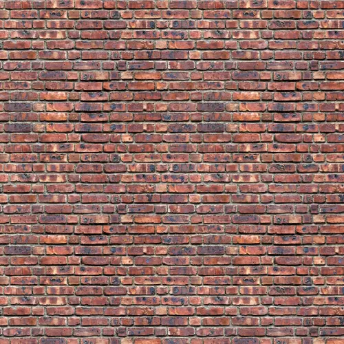 Papier Peint Panoramique Briques Rouges Vieillies Effet 3D