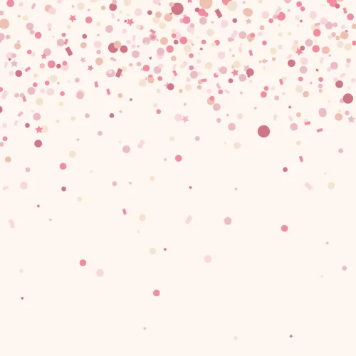 Mural de papel de parede Pink Confetti Sprinkles