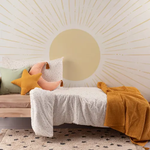Kids Yellow Boho Sunshine Mural
