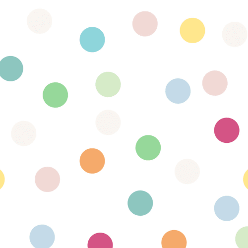 Sateenkaari Polka Dot tapetti