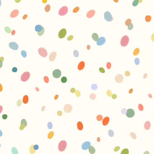 Hand Drawn Pastel Multicolor Spots Wallpaper