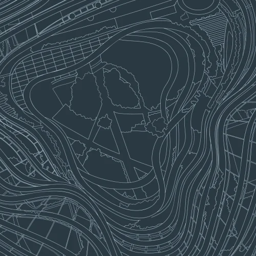 Albastru închis Marina un desen arhitectural zgârie-nori Wallpaper Mural