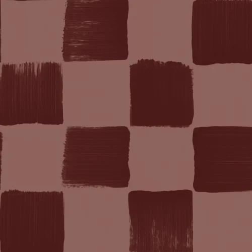 Rich Red Checkered Abstract Art Wallpaper for Elegance
