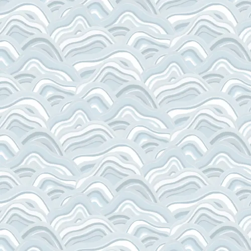 Blue Abstract Painted Dunes Wallpaper