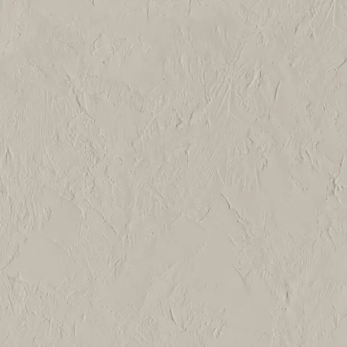 Modern Plaster Effect Mural in Stone Gray