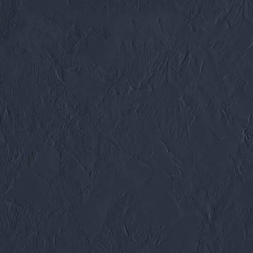 Modern Plaster Effect Mural in Navy