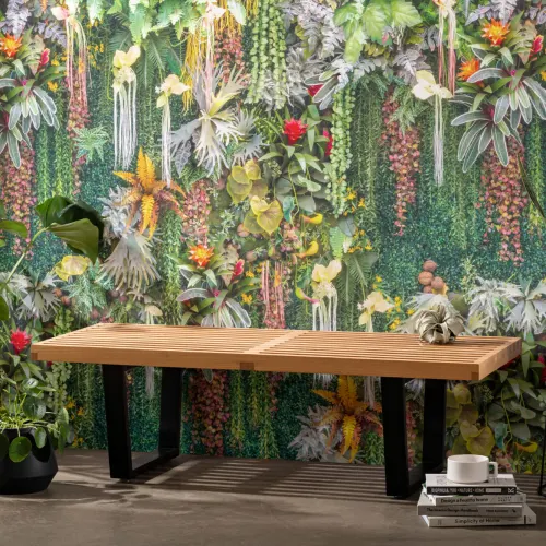 Vertical Garden Floral Wallpaper Mural
