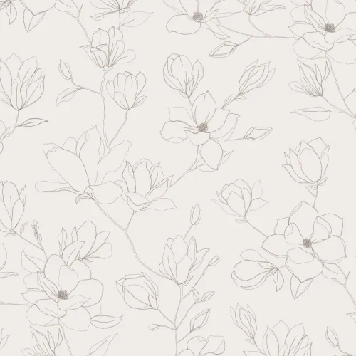 Minimalistinen kerma Cherry Blossom seinämaalaus