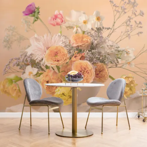 Vårblomsterrangement Fototapet