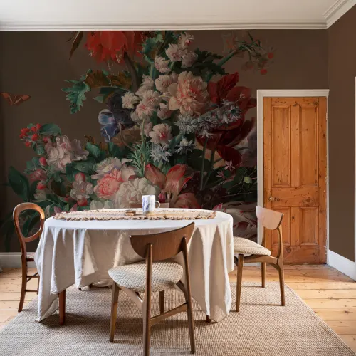 Jan van Huysum Nature morte peinture florale papier peint panoramique