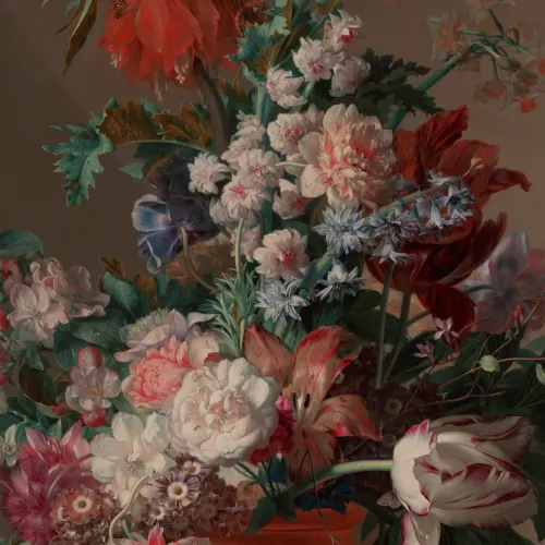 Jan van Huysum Nature morte peinture florale papier peint panoramique