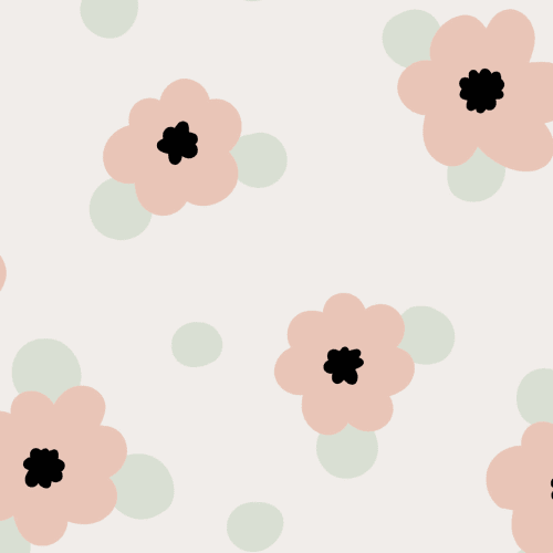 Morsomme Pastellblomster Bakgrunn