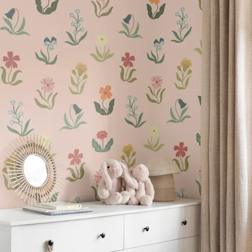 Bloemen in pastelkleuren