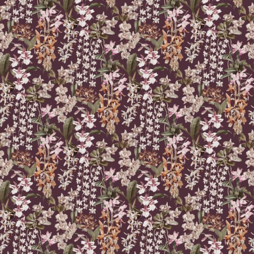 Multicolor Vintage Floral Atmosphere Mural For Living Spaces