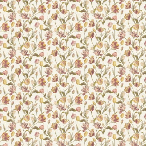 Carta da parati floreale vintage calda con un tocco di elegante sobrietà