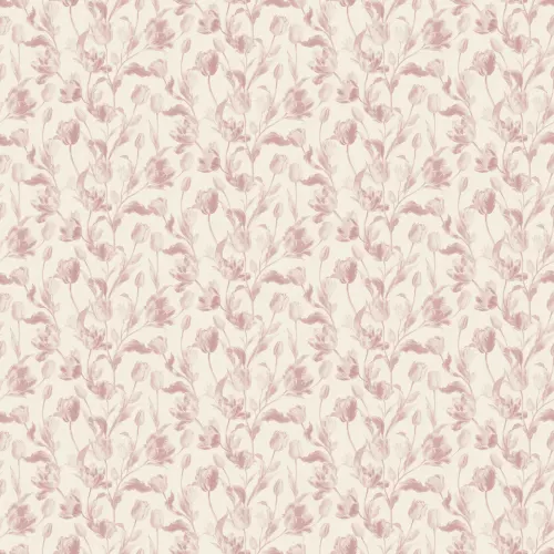 Pink Vintage Floral Elegance Wallpaper Mural